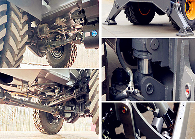 抓木机机重载机身