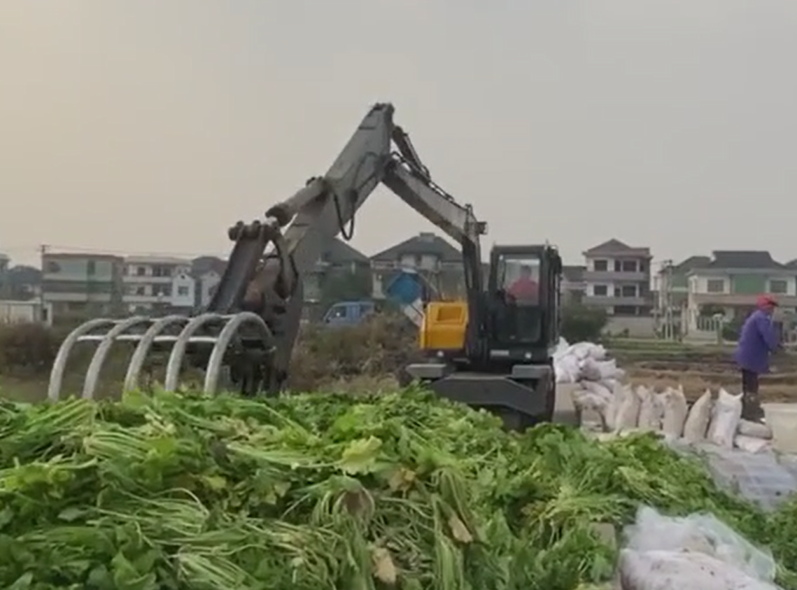 宝鼎加长臂抓料机 宝鼎加长臂抓料机