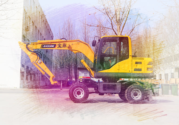宝鼎80轮式挖掘机型号 宝鼎80轮式挖掘机型号