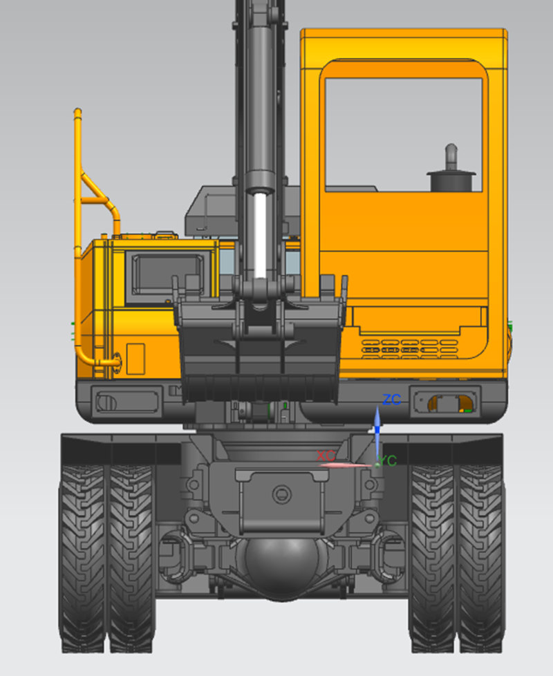 宝鼎80轮胎式挖掘机 宝鼎80轮胎式挖掘机