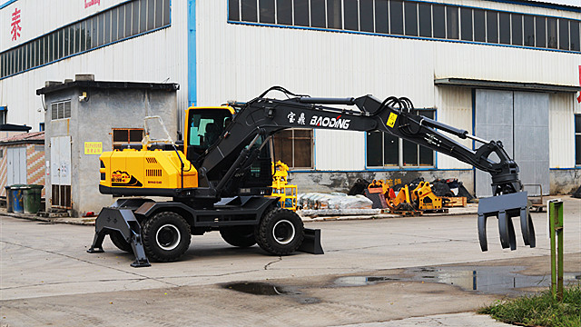 宝鼎轮式抓木机厂家 宝鼎轮式抓木机厂家