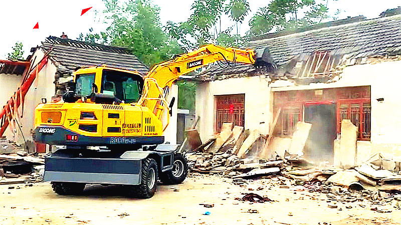 宝鼎80轮式挖掘机 宝鼎80轮式挖掘机