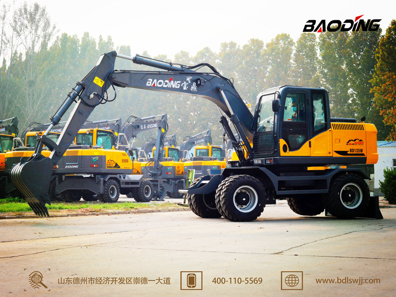 宝鼎轮式挖掘机 宝鼎轮式挖掘机