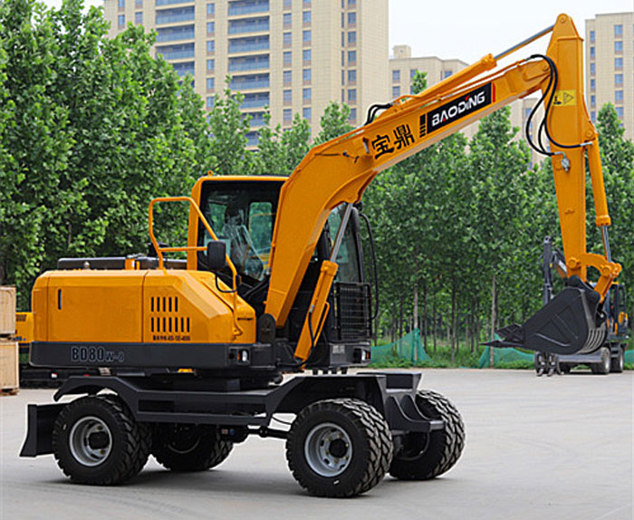 宝鼎BD80W-9D轮式挖掘机 宝鼎BD80W-9D轮式挖掘机