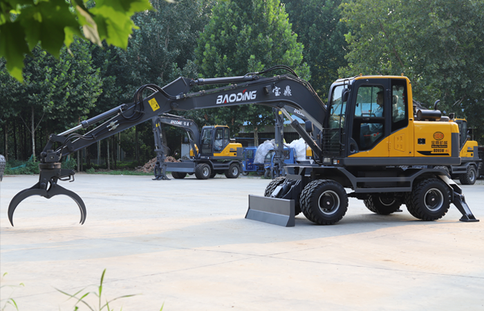 轮式抓木机 轮式抓木机