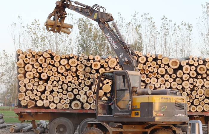轮式抓木机 轮式抓木机