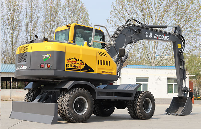 轮式挖掘机 轮式挖掘机