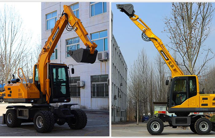 80轮式挖掘机 80轮式挖掘机