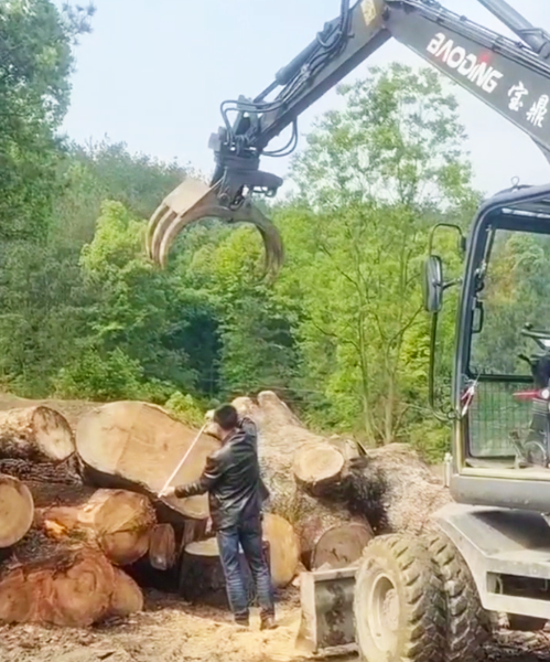 宝鼎120WD抓木机