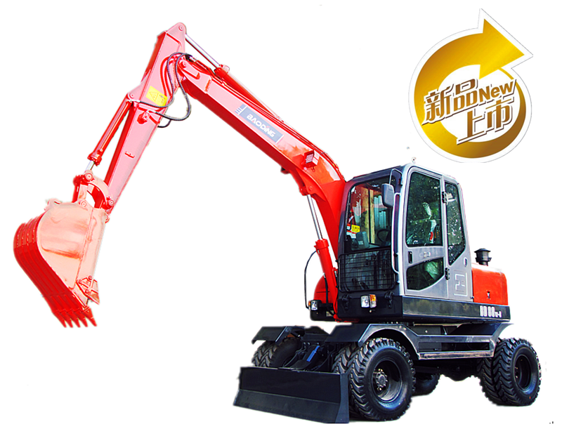 宝鼎小型轮式80-6挖掘机 宝鼎小型轮式80-6挖掘机