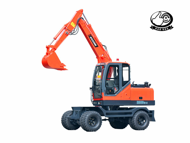 宝鼎BD80轮式挖掘机 宝鼎BD80轮式挖掘机