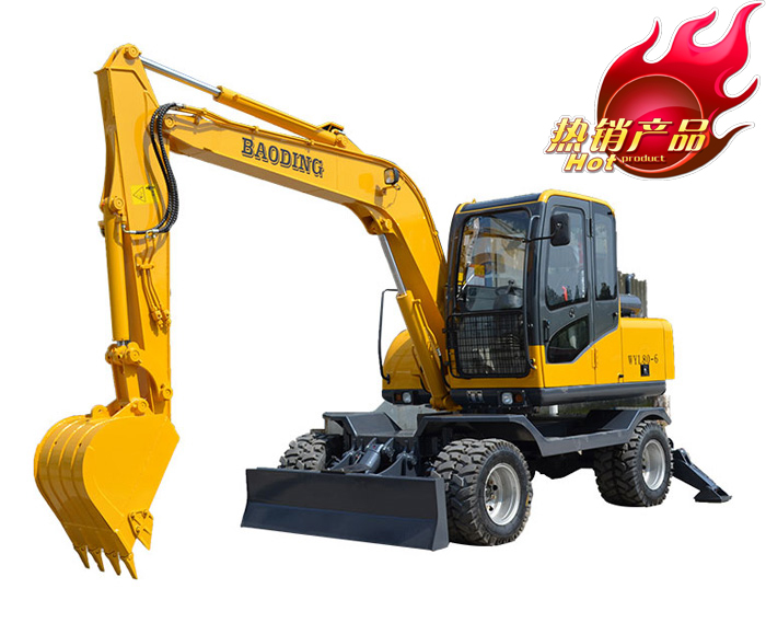 宝鼎小型轮式80-6挖掘机 宝鼎小型轮式80-6挖掘机
