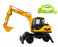 宝鼎小型轮式95-7挖掘机 宝鼎小型轮式95-7挖掘机